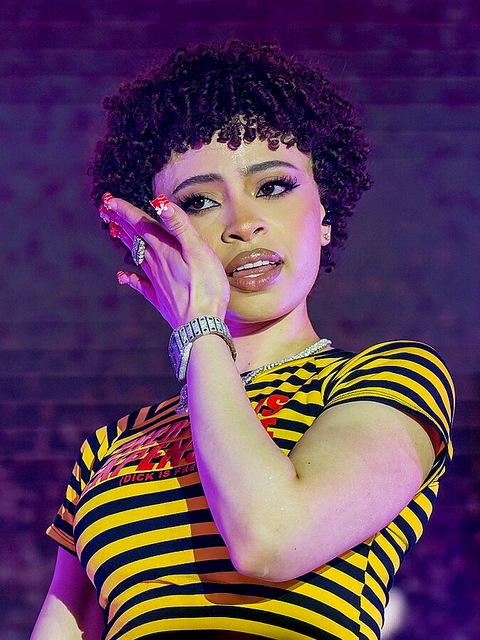 Ice Spice performing live in concert during 2026 Tour